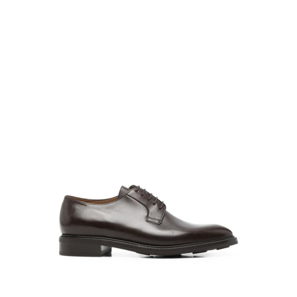 John Lobb Men Academy Leather Derby Shoes
